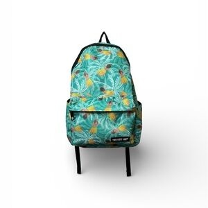 TWO LEFT FEET Tropical Print Backpack